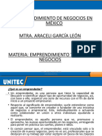 Unidad 1. Emprendimiento de Negocios en México Noviembre 2022 PDF