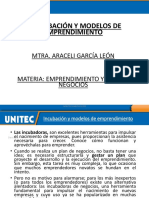Unidad 4. Incubación y Modelos de Emprendimiento Nov 2022 PDF