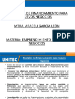 Unidad 5. Modelos de Financiamiento para Nuevos Negocios NOV 2022 PDF