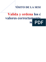 Validación de Datos