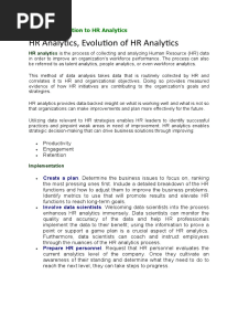 Unit 1 Introduction To HR Analytics