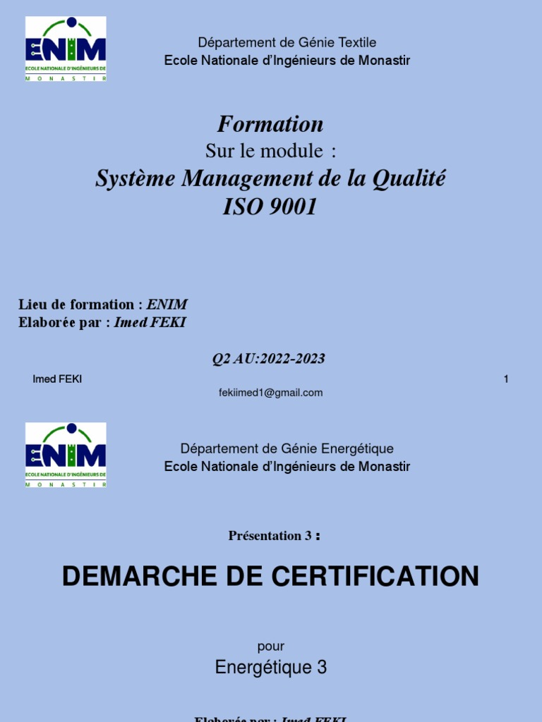 Certification ISO 9001 : Guide Complet | PDF | Système de management de ...