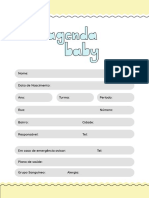 Agenda Baby Azul