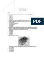 Latihan Soal Biologi Xii Mipa Kamis 22 Februari