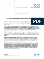IPCC AR6 SYR PressRelease Es PDF
