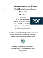 Natural Language Processing and ML Based Student Mental Health Analysis Using Non Clinical Texts PDF