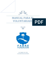 Manual de Voluntariado FABRE