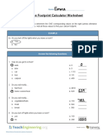 Carbon Footprint Calculator Workshee1