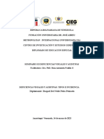 Deficiencias Visuales y Auditivas. Tipos e Incidencias PDF