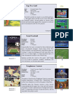 Games Catalogue