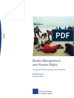 Border Management and Human Rights: Astudyofeulawandthelawofthesea Ruth Weinzierl Urszula Lisson