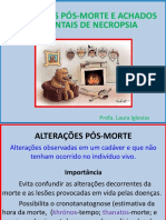 Alterações Pos Mortem e Alterações Incidentais