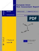 European Union Risk Assessment Report Vol. 28, 1st Priority List - Acrylic Acid PDF