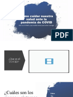 Como Cuidar Nuestra Salud Ante La Pandemia Del Covid