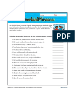 Adverbial Phrases Adverb Worksheets - Advanced English 23 MARCH