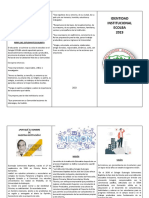 Folleto Identidad Institucional