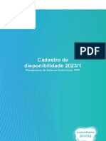 Manual Cadastro Disponibilidade PDF
