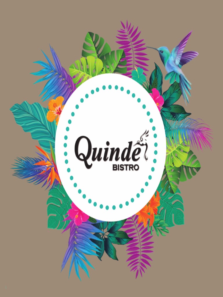 Menú de Platos y Bebidas Quinde Bistro | PDF | Cocina occidental ...