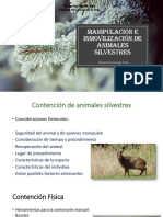 Manipulación e Inmovilización de Animales Silvestres