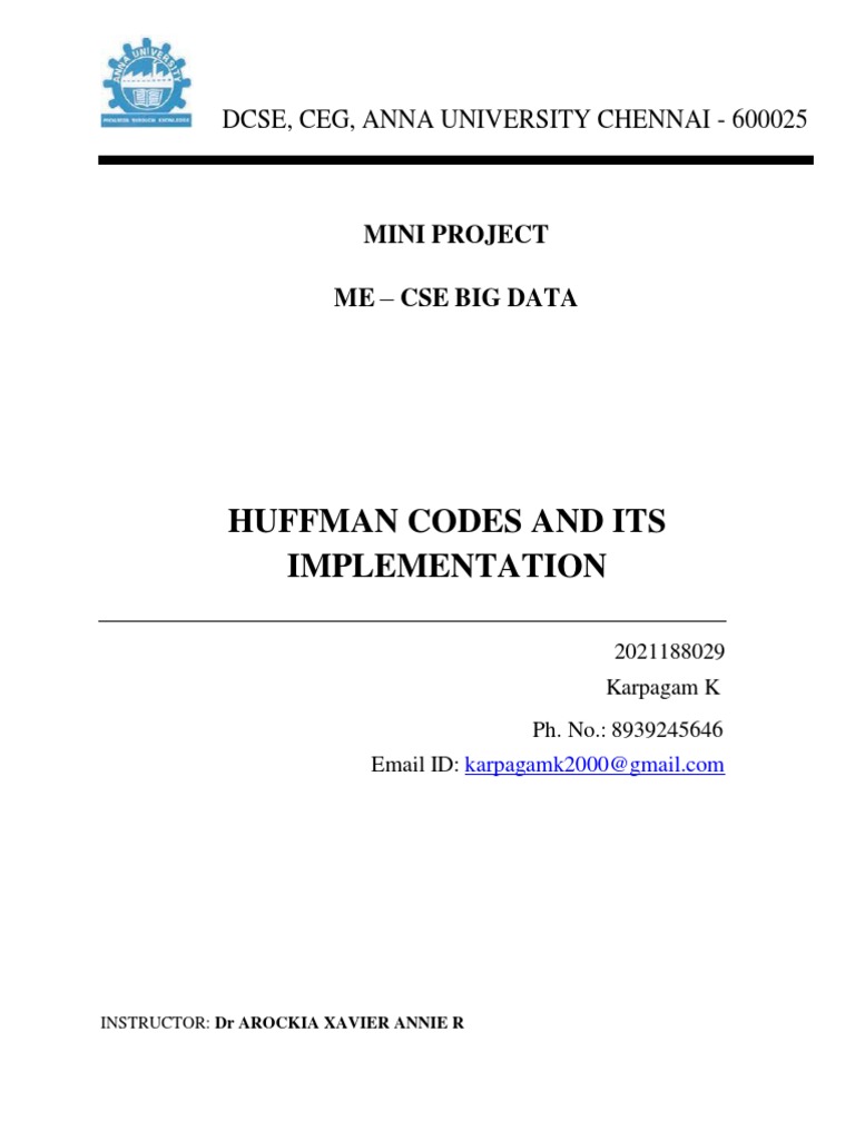 Mini Project | PDF | Code | Computer Programming