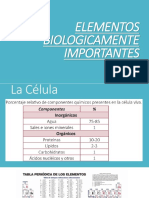 05 Elementos Biologicamente Importantes, Biomoleculas Proteínas y Acidos Nucleicos