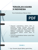 Pertemuan 2b - PA Di Indonesia - Teori Keberlakuan Hukum Islam