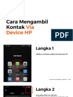 Cara Meng-Ekspor Kontak Via Device HP