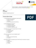 Print Post-Test SD PDF
