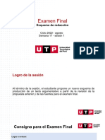 S17.s1-Examen Final - Esquema de Redacción PDF