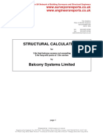 Structural Calculations Balcony Systems Limited - 5ac72c1e1723dd5641f1c57c