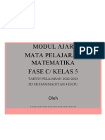 MODUL AJAR Matematika