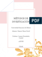 Métodos de investigación UBAM