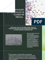 Contaminacion Atmosferica en La CDMX