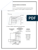 Ejercicios Muros de Contención PDF