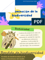 Problemas Asociados A La Disminución de La Biodiversidad PDF