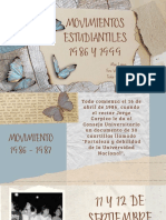 Movimientos Estudiantiles 1986 y 1999 PDF