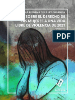 Analisis de La Reforma de La Ley Organica Sobre El Derecho de Las Mujeres A Una Vida Libre de Violencia de 2021