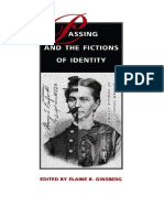 (New Americanists) Elaine K. Ginsberg (Editor) - Passing and The Fictions of Identity-Duke University Press Books (1996) PDF