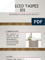 Edificio Taipei 101: Requisitos generales del proyecto