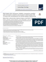 Articulo de Postmenopausia y Menopausia Despues de Eso