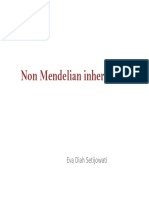 Non-Mendelian inheritance: incomplete penetrance, anticipation, genomic imprinting, mitochondrial and multifactorial inheritance