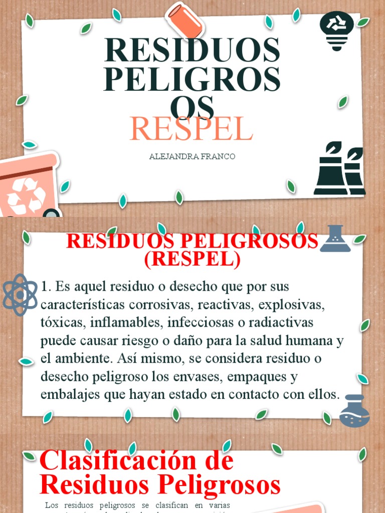 RESPEL | PDF | Residuos | Gestión de residuos