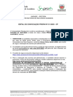 Convocação para exames admissionais de concurso público