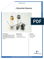 UV 10.T2E.10F - Ultraviolet Detector: High Sensitivity