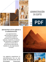 Administraciòn en Egipto