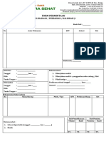 Formulir Permintaan Perbaikan