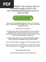 49ers Vs Eagles Live NFC nfl03