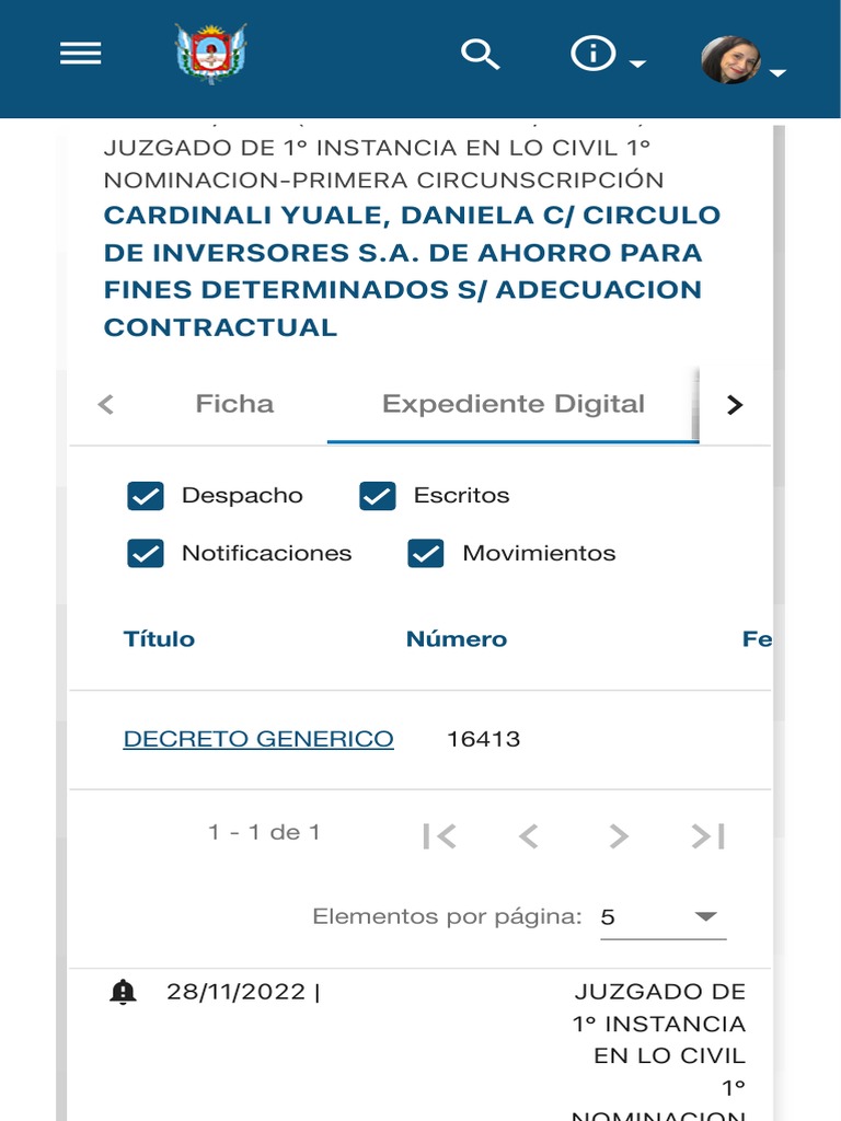 Portal de Causas Judiciales PDF