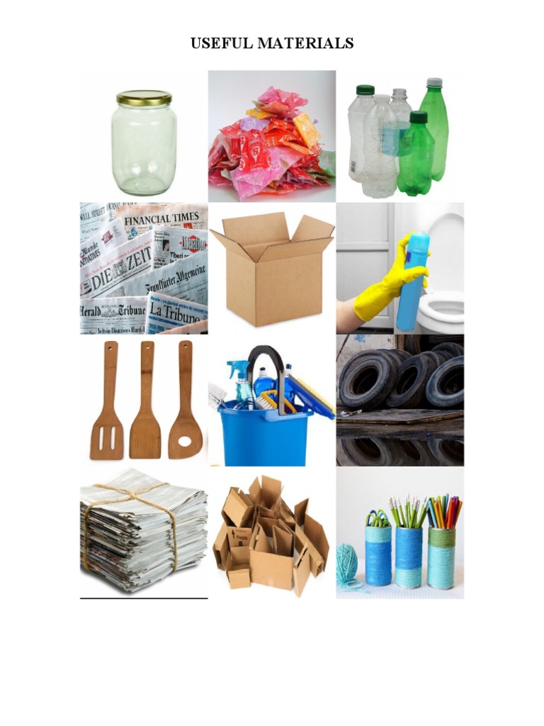 Harmful & Useful Materials PDF