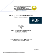 USP Prakarya dan Kewirausahaan K2013-P1 2022/2023